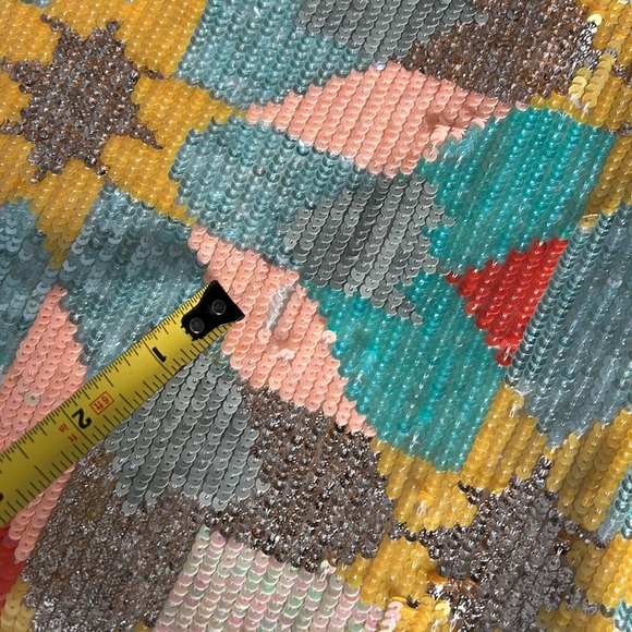 Marciano Colorful Sequin Mini Skirt Guess by Marciano size 2 - Picture 9 of 16